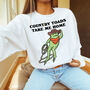 'Country Toads' Funny Frog Sweatshirt, thumbnail 3 of 5