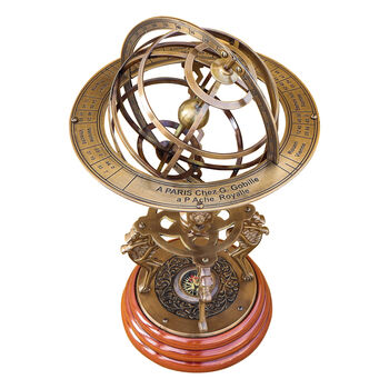 18 Inch Armillary Sphere With Compass, 3 of 9