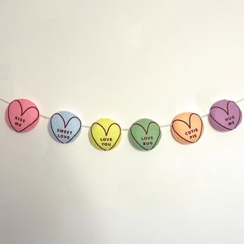 Pastel Sweetheart Garland, 2 of 4