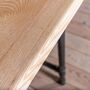 Severn Ash Dining Table Pipes Legs, thumbnail 4 of 5