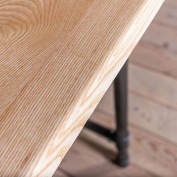 Severn Ash Dining Table Pipes Legs, 4 of 5