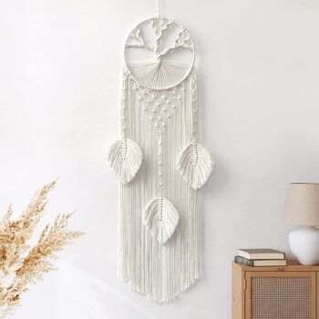 Tree Of Life Dream Catcher Macrame Wall Hanging, 2 of 7