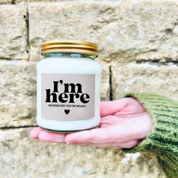 I'm Here Whenever You're Ready Comforting Candle Gift Set, 3 of 11