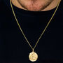 Solid 9ct Gold Saint Christopher Necklace, thumbnail 4 of 9