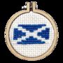 I Love Scotland! Mini Matchbox Cross Stitch Kit, thumbnail 5 of 5