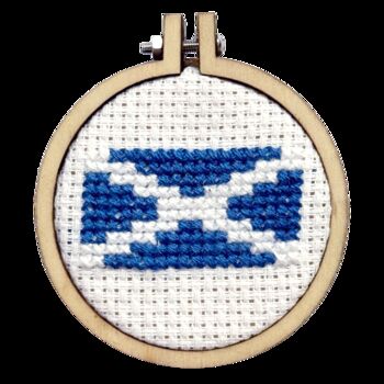 I Love Scotland! Mini Matchbox Cross Stitch Kit, 5 of 5