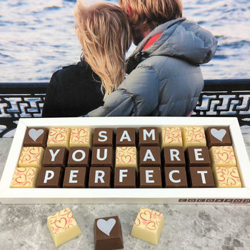 Personalised You Are Perfect Chocolate Gift, 4 of 6