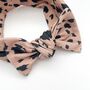 Animal Print Topknot Bow Headband Stocking Fillers Christmas, thumbnail 1 of 2