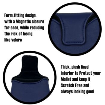 Chelsea Kings Road Mallet Putter Cover, 5 of 5