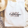 White And Rose Gold Personalised Bride Sweatshirt, thumbnail 2 of 6