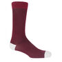 Lux Taylor Burgundy Luxury Crew And Trainer Men’s Socks, thumbnail 5 of 6
