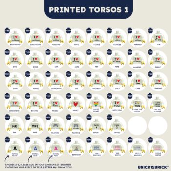 Valentine's Day Personalised Lego® Brick Minifig Gift: Romantic Keepsake For Boyfriend Or Partner, 9 of 12