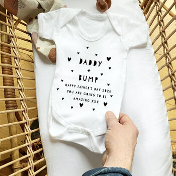 Personalised Daddy/ Mummy To Be Baby Grow, 4 of 12