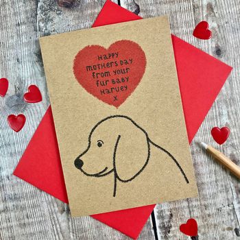 Personalised Dog Mother's Day Card, 3 of 4