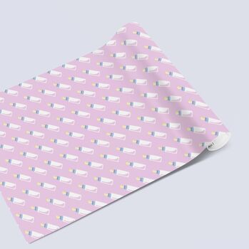 Adorable Baby Bottle Gift Wrapping Paper – Luxury And Sustainability Combined, 5 of 11