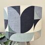 Reno Navy Blue Retro Style Lampshades, thumbnail 3 of 9
