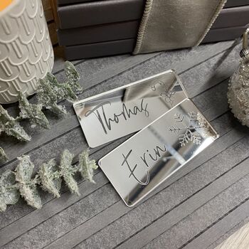 Personalised Christmas Place Setting | Silver, 3 of 12