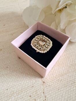 Gold Antique Adjustable Ring, 4 of 7