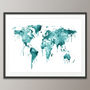 World Map Canvas Art Print, thumbnail 3 of 6