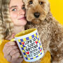 Life Is Better With My Dog Checkerboard Mug, thumbnail 3 of 10