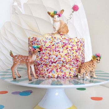 Flower Animal Cake Toppers, 6 of 9
