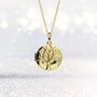 Personalised Gold Plated Tree Of Life Locket, thumbnail 1 of 6