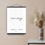 Your Special Song Print With Hanging Magnetic Frame, thumbnail 1 of 3