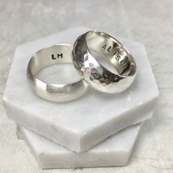 Chunky Silver Band Ring, 2 of 2