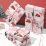 Pink Western Cowboy Santa And Cactus Gift Wrap, thumbnail 1 of 4