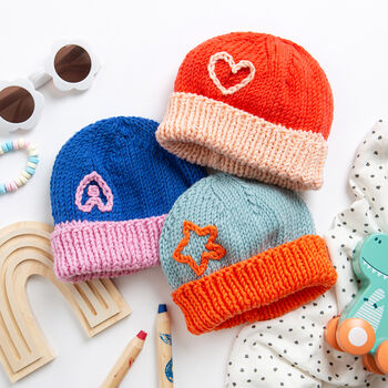 Toddler Hat Easy Knitting Kit, 8 of 8