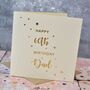 Personalised Gold Foiled Birthday Card, thumbnail 2 of 4