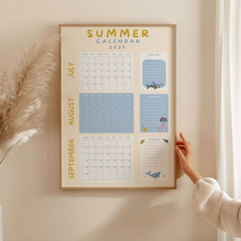 Pastel Summer Holiday Calendar 2024, Summer Bucket List, 10 of 10