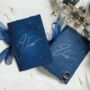 Navy Moon And Stars Vow Books, thumbnail 1 of 8