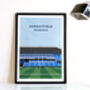 Contemporary Rugby Stadium Print Gift, Framed Or Unframed, thumbnail 11 of 12