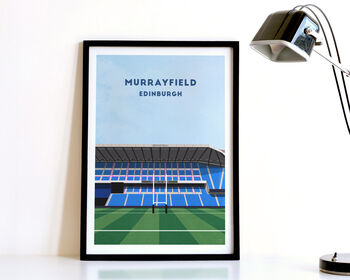Contemporary Rugby Stadium Print Gift, Framed Or Unframed, 11 of 12