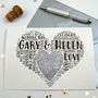 Personalised Wedding Love Sparkle Card, thumbnail 5 of 12