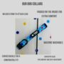 Blue Polka Dot Dog Collar, thumbnail 3 of 3