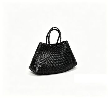 Hand Woven Top Handle Tote, 11 of 12