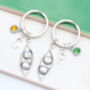Pair Of Two Peas In A Pod Matching Keyrings, thumbnail 4 of 10