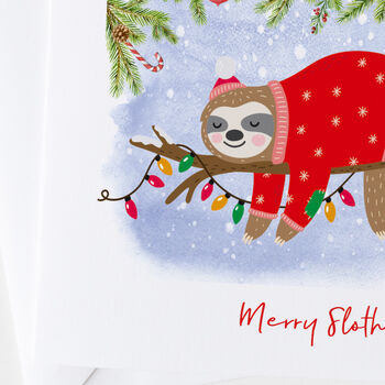 Sloth Christmas Decoration, 4 of 6