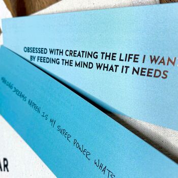 Set Of Two Motivational Foiled Bookmarks, 2 of 4
