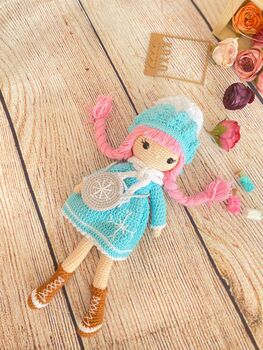 Handmade Crochet Doll For Kids, Birthday Gift For Girls, 7 of 9