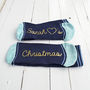 Personalised Love Christmas Striped Socks, thumbnail 1 of 2