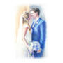Custom Wedding Portrait Pencil Drawing Or Gift Voucher, thumbnail 4 of 8