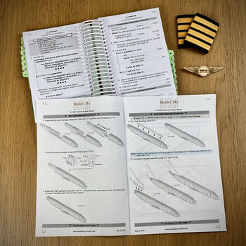 Airbus A320 Neo Model Plane Personalised Wooden Kit, 10 of 10