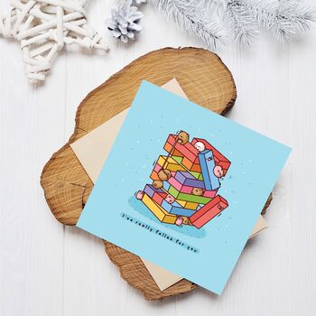 Cute Building Blocks Greetings Card, 6 of 9