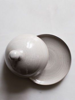 Stoneware Butter Dish, 3 of 4