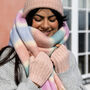 Soft Knitted Hand Warmers In Pink, thumbnail 3 of 4