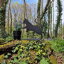 Pair Of Petite Kitty Cat Silhouette Plant Pots, thumbnail 5 of 6