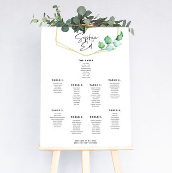 Eucalyptus Wedding Invitation // Wedding Stationery, 5 of 5